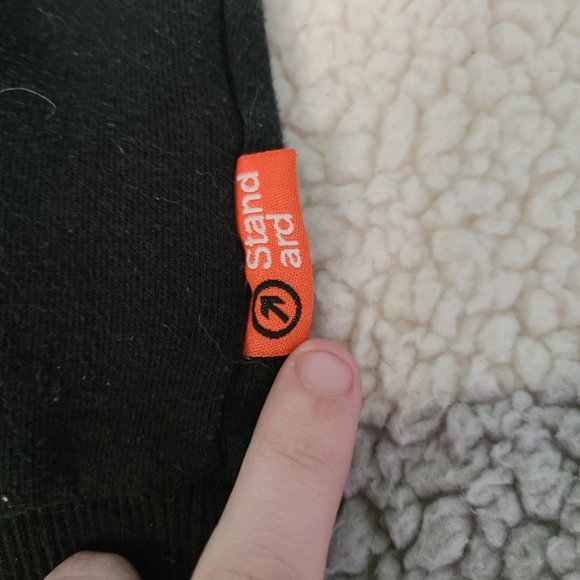 Standard&Grind Black & Tropical Print Hoodie SM - Picture 5 of 8